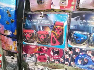 Red Black Manual Transmission Foot Pedal Nonslip Covers