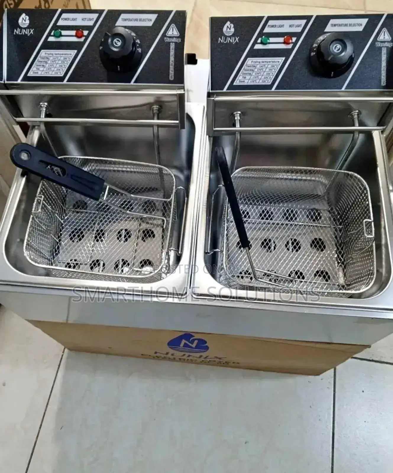 Energy Efficient 12ltrs Nunix Deep Fryer