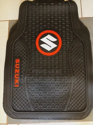 Suzuki Floor Mats Black - Car Rubber Floor Mats