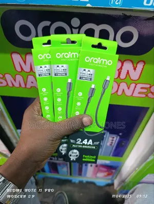 Oraimo Type-C to Lightning Cl54 Data Cable.