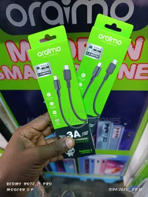 Oraimo Type C to C, 154cc Cable