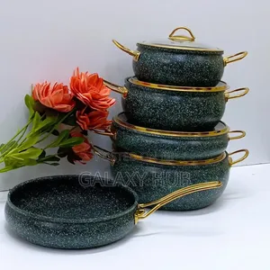 Granite Sufuria Set
9 PCS Set 
4 Sufurias