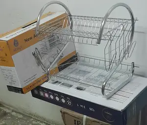 Nunix 2 Tier Kitchen Stainless Utensils Kitchen Dish Rack