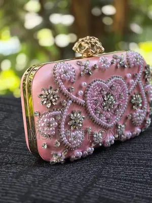 Luxury Lady Rhinestone Hand Clutch Bag