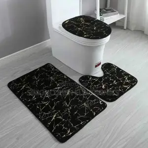 Marble Pattern 3pcs Bathroom Mat