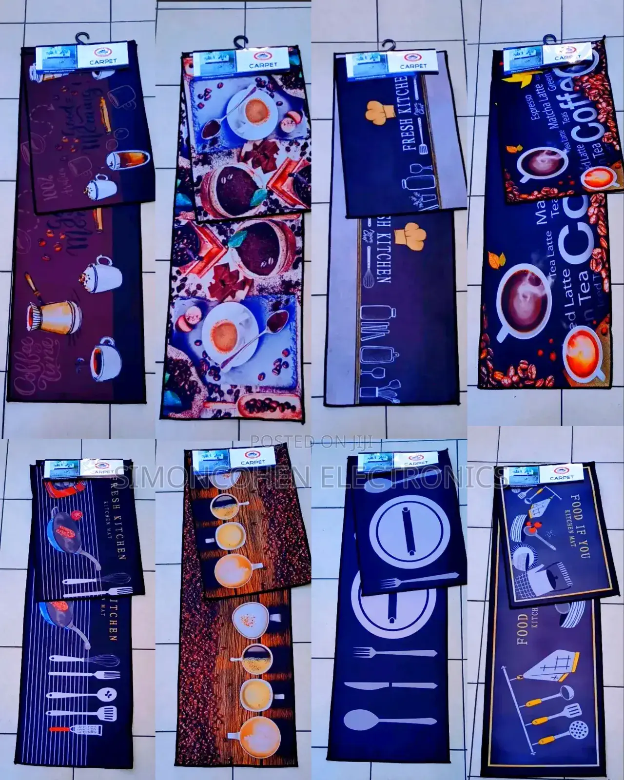 2 in 1 Anti Slip Kitchen Mats