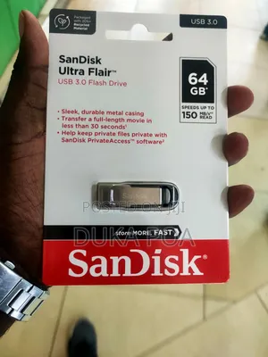 64gb Usb Drive Sandisk Ultra Flair Flash Drive 3.0