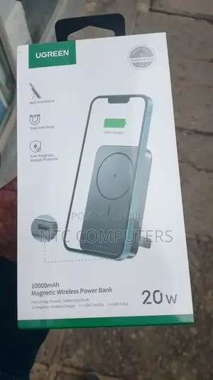 Ugreen 10000mah 20w Magnetic Wireless Power Bank - Space Gra