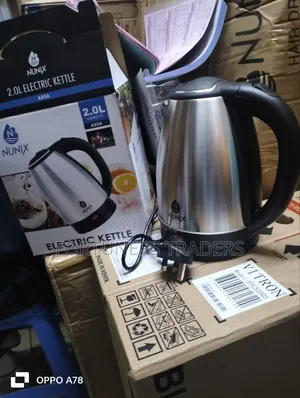 2l Electric Kettle Nunix Stainless Steel Wall