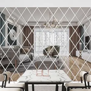 Lightweight Diamond Shaped Mirrors