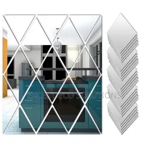 Shatterproof Diamond Acrylic Wall Decor Mirrors