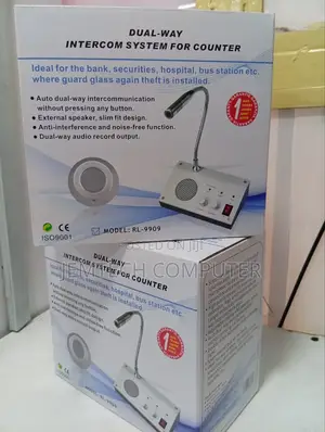 Two-Way Window Intercom System for Counter Rl-9909