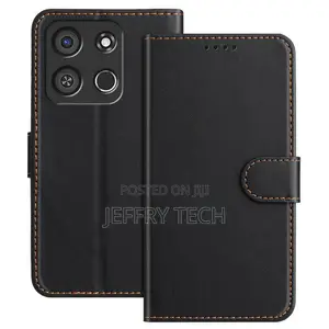 Itel A04 Wallet Case, With Credit Card Holder, Flip Book Pu