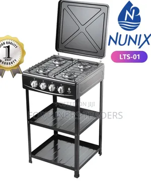 Nunix Full Gas Standing Cooker With Shelf
