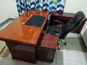 Executive Imported Modern Desk Plus Executive Leather Chair