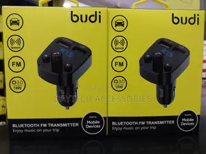 Budi Car Charger 18w+ Bluetooth Fm Transmitter