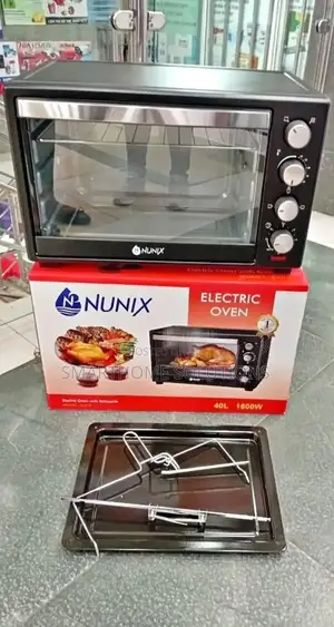 Nunix Electric Rotisserie Baking Oven 40l Large Capacity