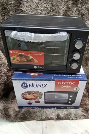 Nunix 3 Knob Settings 20 Litres Electric Oven.