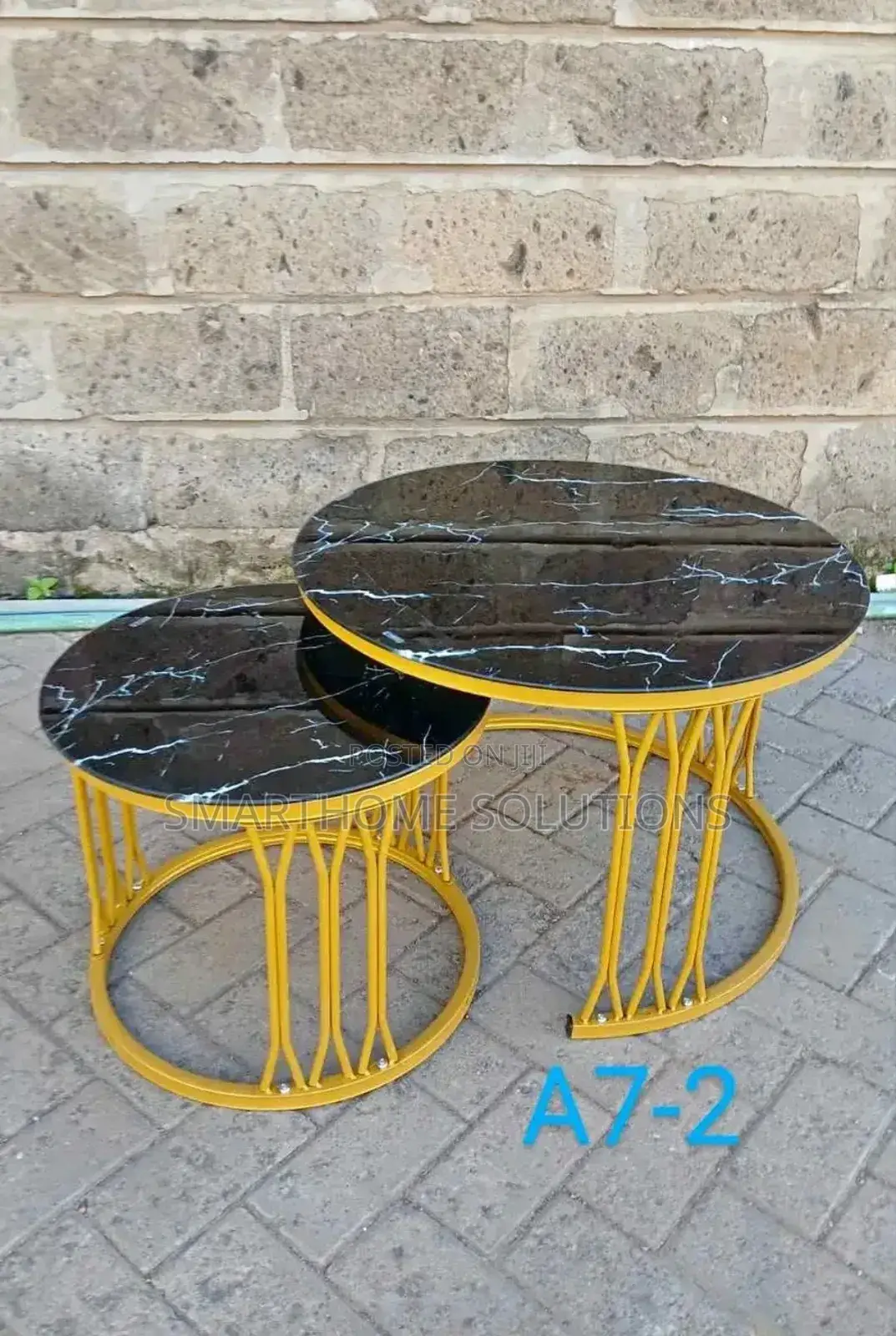 Marble Top Nesting Table