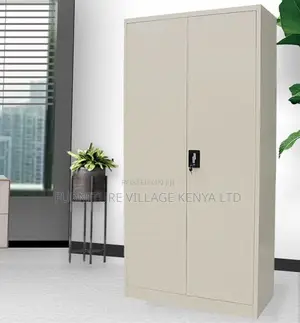 Cabinets: Office Twin-Door Steel Storage Cabinet