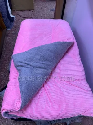 Pink Single Velvet Duvet