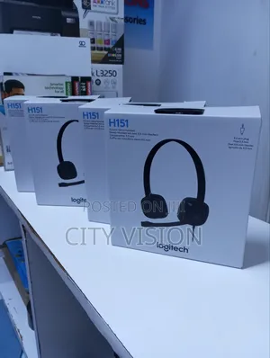Logitech Headphones H151 Headset With Microphone