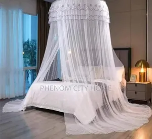 White Round Mosquito Net