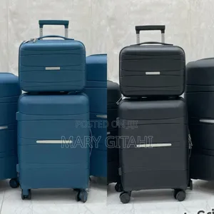 Black and Blue *4 in 1 Luxurious Unbreakable Suitcase*