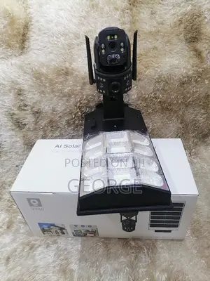 Solar Street Light With CCTV Camera,V380 Pro 4g ]