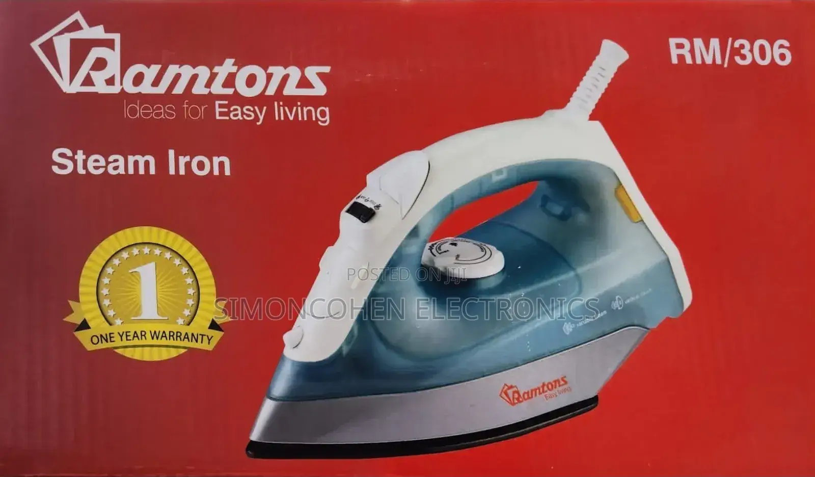 Ramtons Steam Iron Rm306