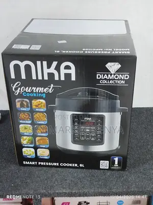 Mika Smart Electric Pressure Cooker, 6l, Stainless Steel