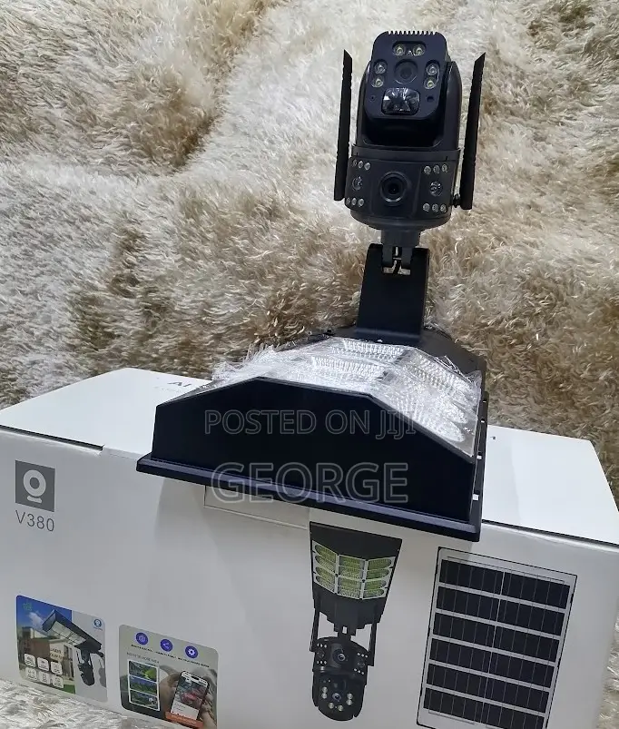 Waterproof Solar Street Light With 4g PTZ CCTV Camera