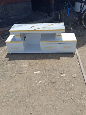 House Tv Stand With Marble at Top