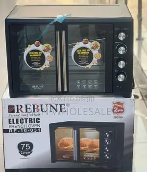 Black 75 Litres Rebune Re-10-031 Commercial Oven C/7