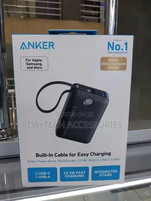 Anker 335 Powerbank Powercore 22.5w Built-in Usb-C Cable