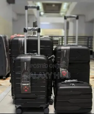 4 in 1 Unbreakble Rubber Suitcase Briefcase Travel Bag