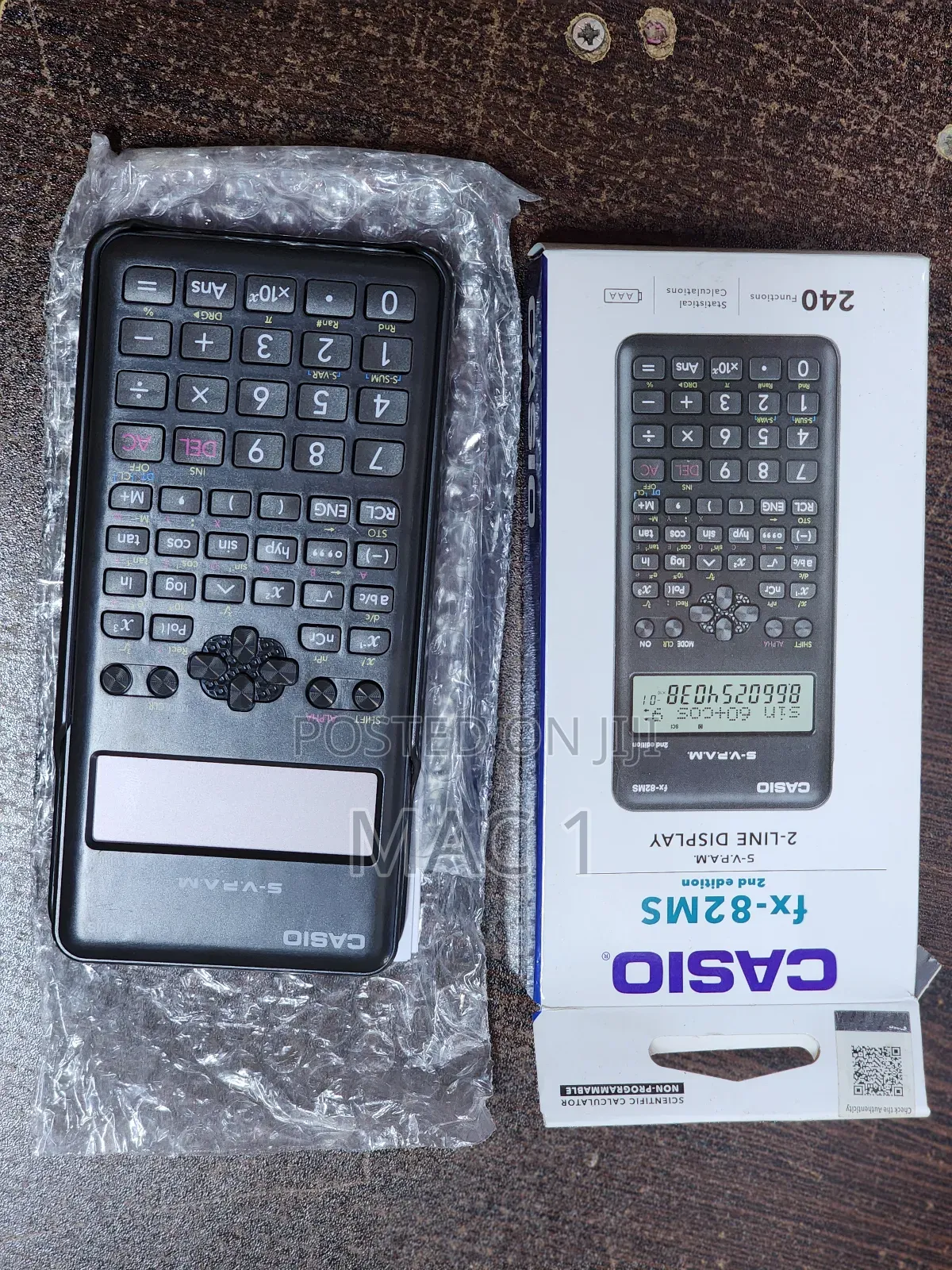Casio Fx82 Ms Scientific Calculator Second Edition