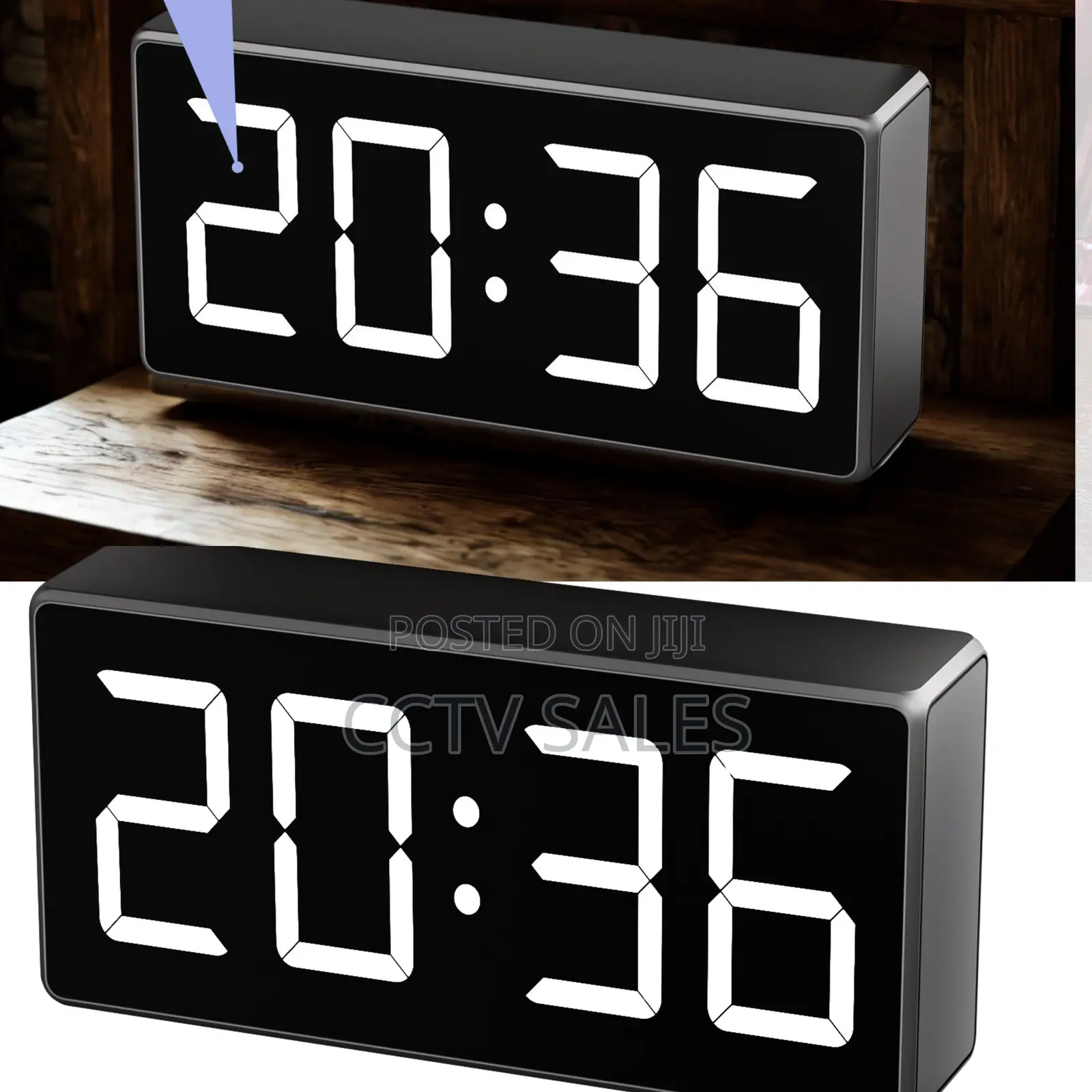 Table Clock Hidden Camera Nanny Camera