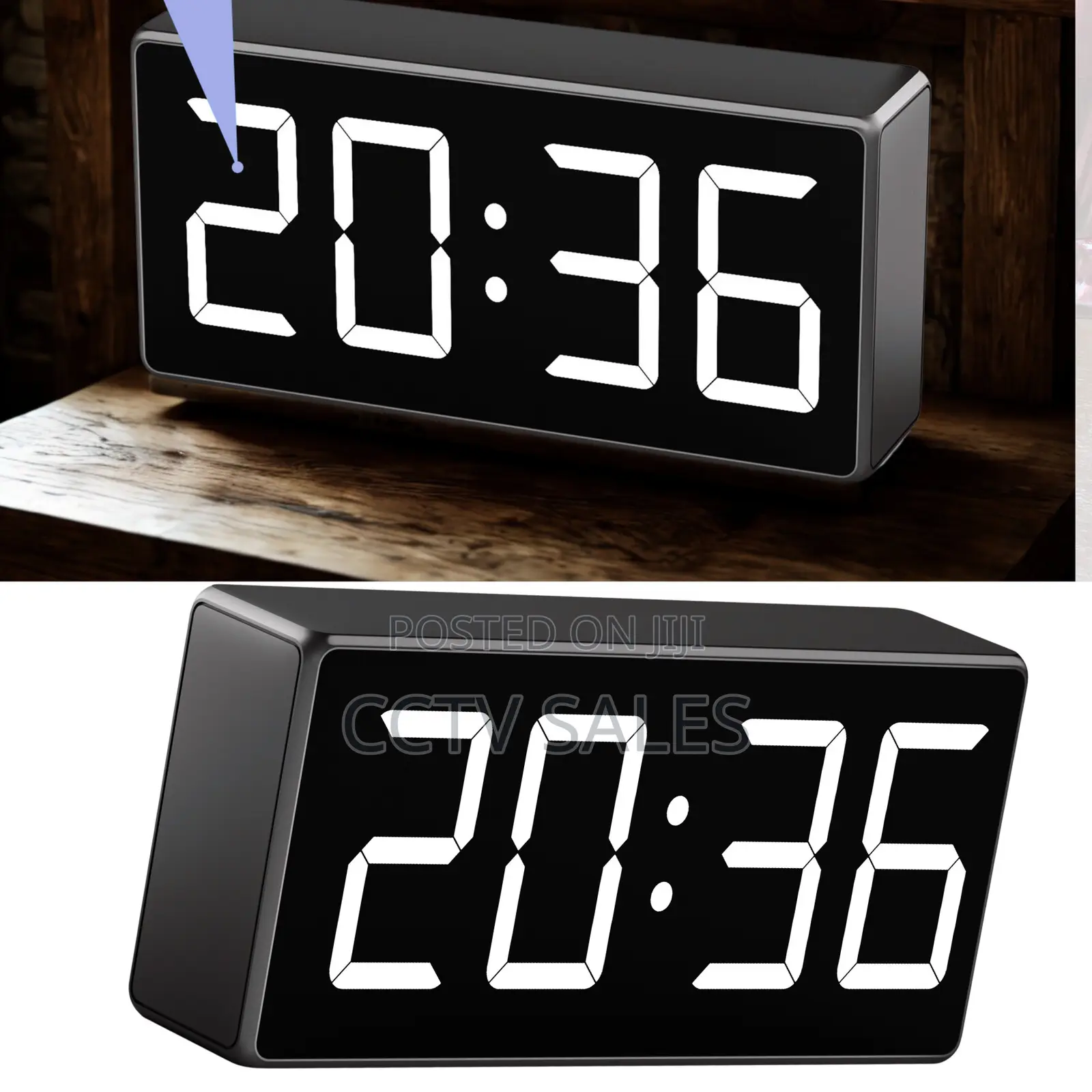 Wifi Hidden Camera Clock Hd 3mp Spy Cameras