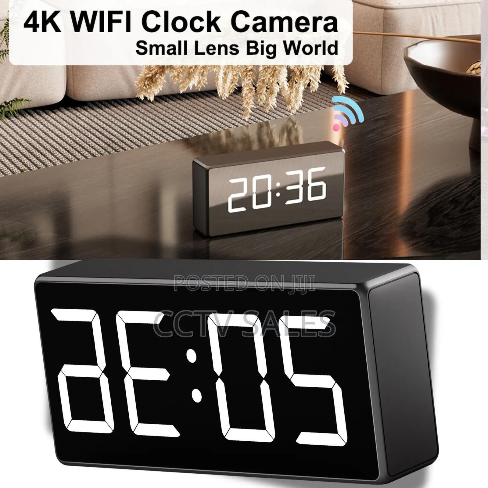 Table Clock Wi-Fi Camera -Wireless Spy Camera