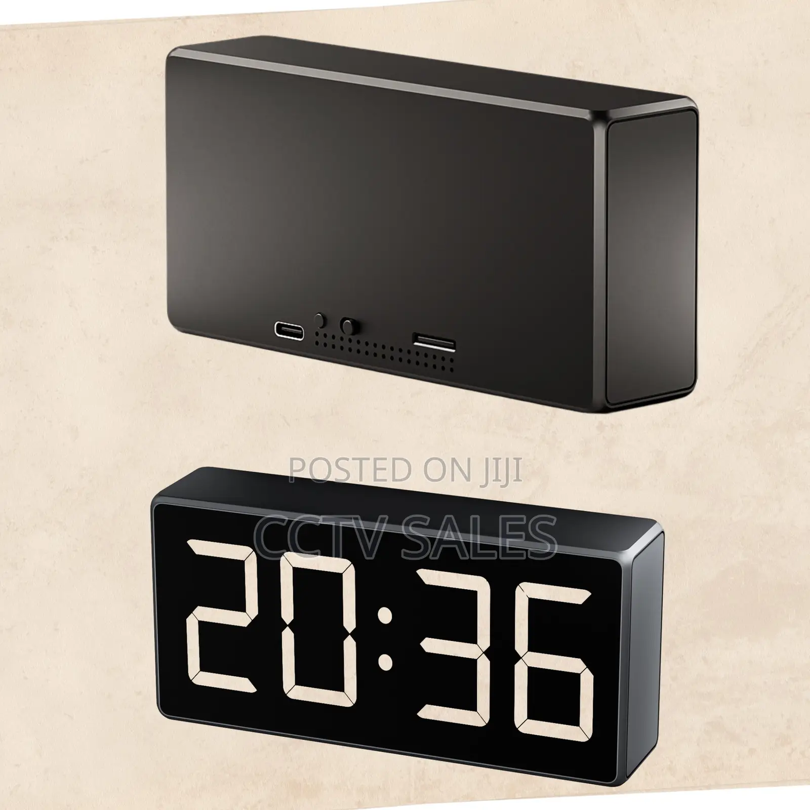 Smart Clock Camera Two Way Audio