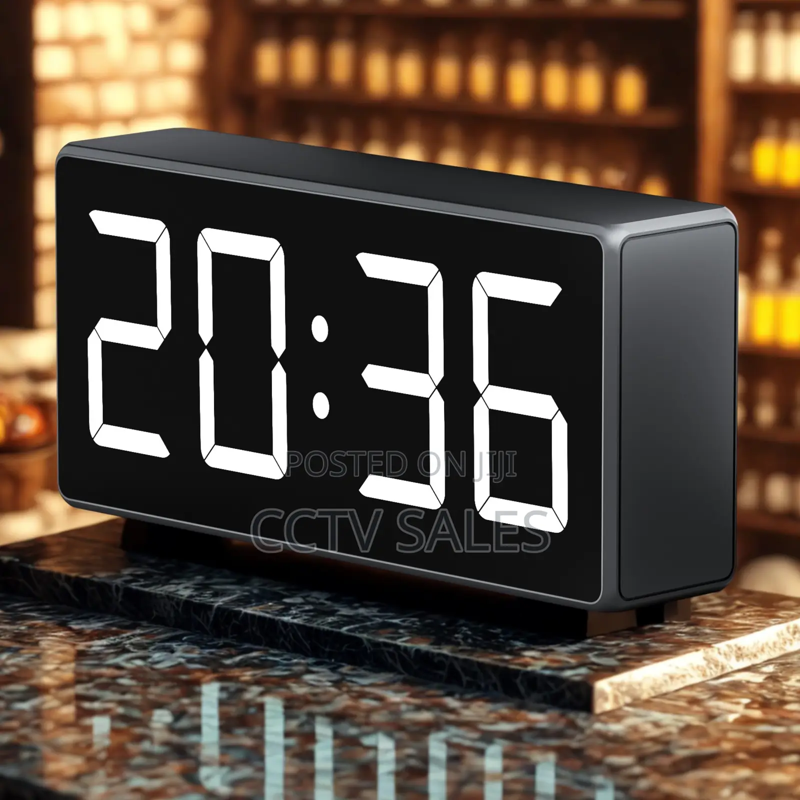 Large Hidden Clock Spy Camera