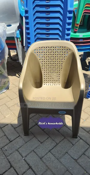 Beige Easy Chair/ Skyplast Plastic Chair in Stock