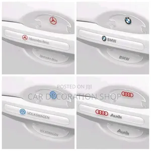 Door Handle With Bowl Anti Scratch Branded Clear Stickers