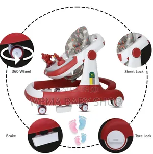 4 in 1 Multifunction Musical Foldable Baby Walker