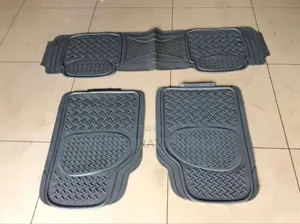 Heavy Rubber 3pc Black Dust Mats