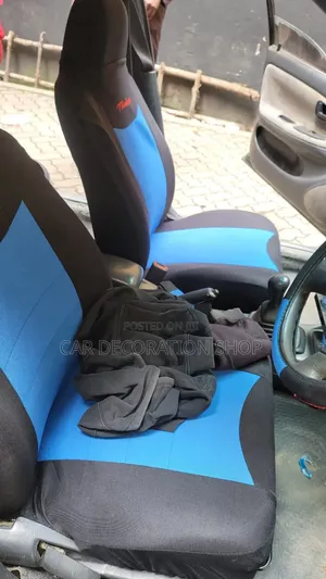 Front and Rear Seat Fabric Seat Covers for 5 Seaters