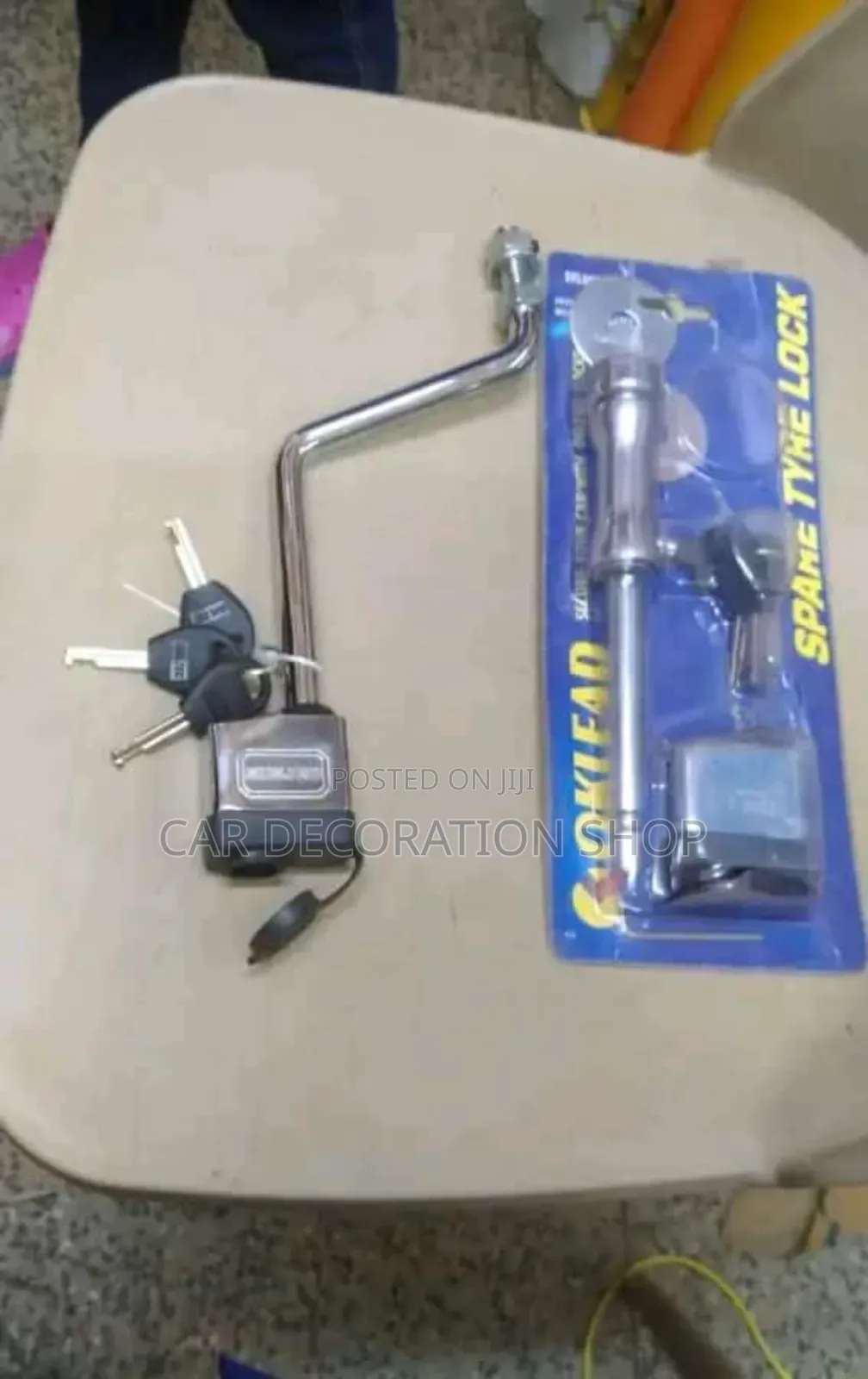 Different Designs Spare Tire Locks