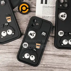 iPhone 11 Cute 3d Briquette M M Icons Liquid Silicon Case