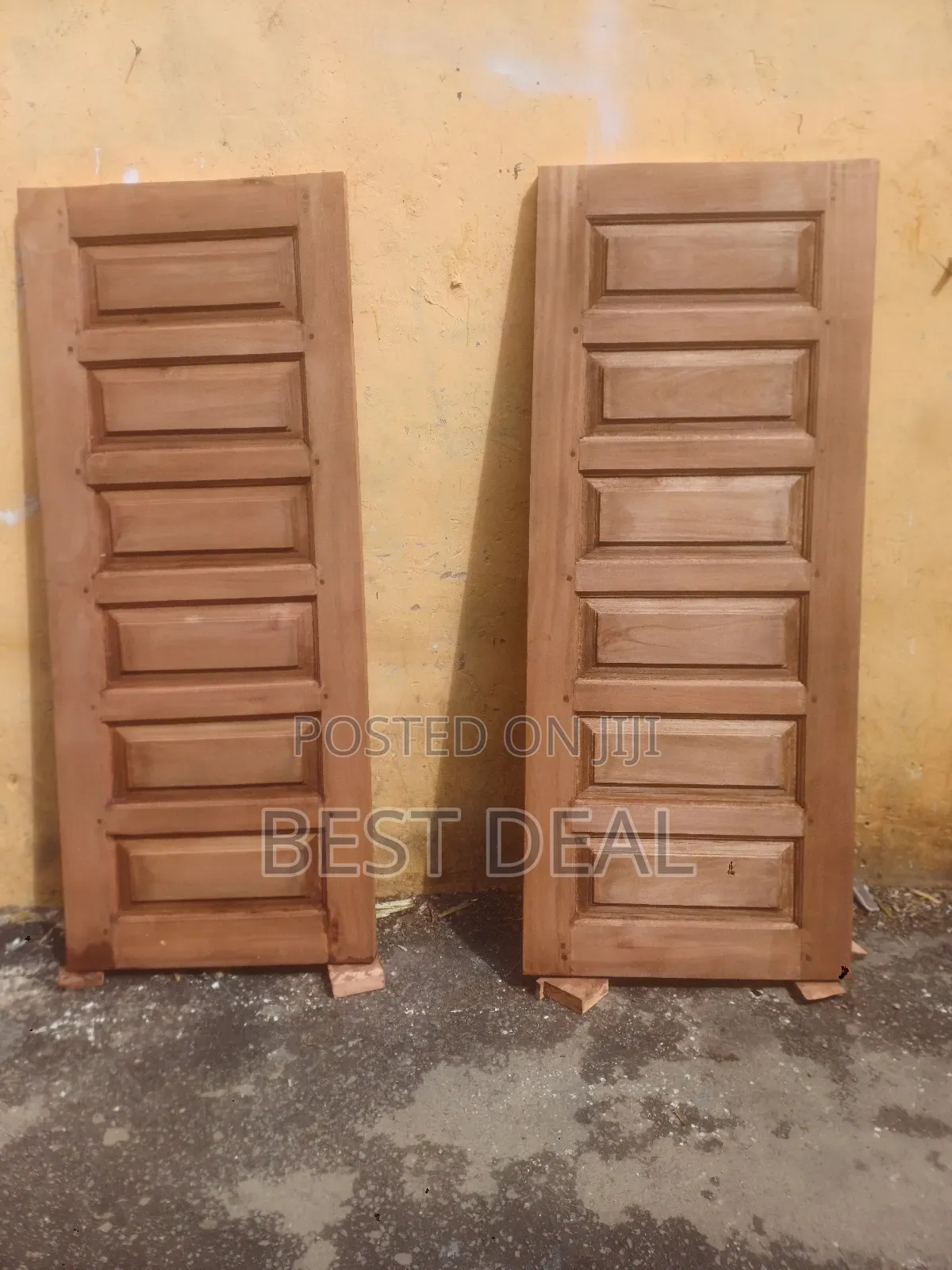 Mahogany Solid Security Doors